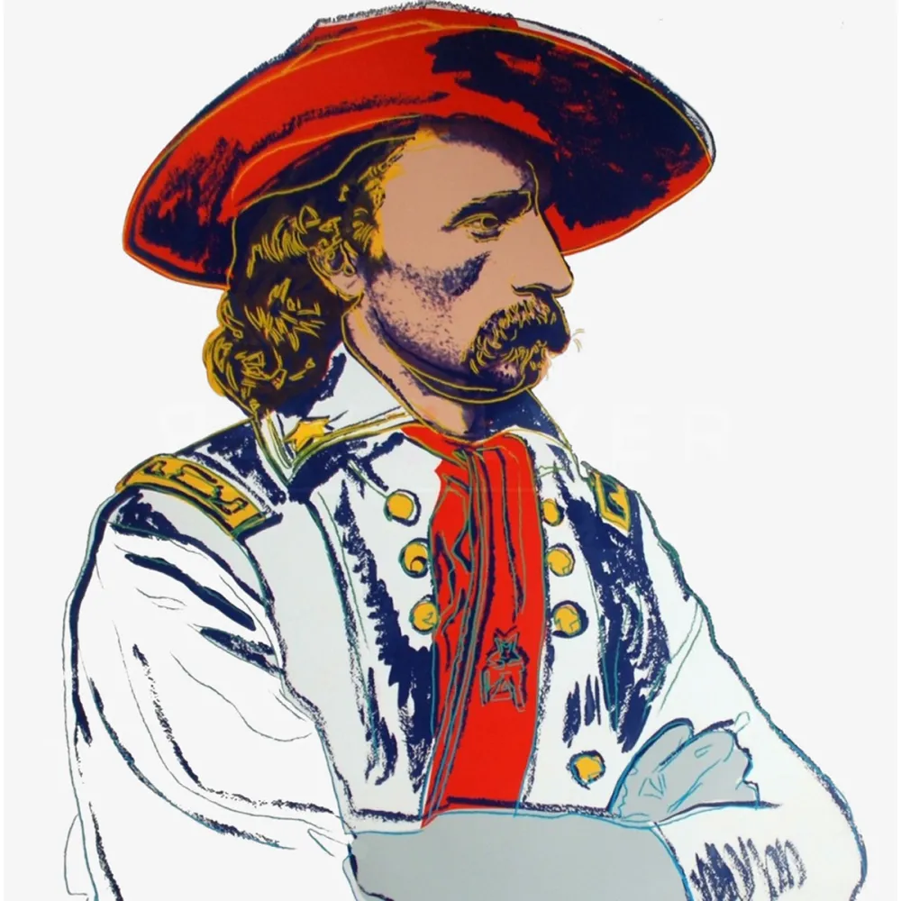 Zeefdruk Warhol - General Custer (FS II.379)