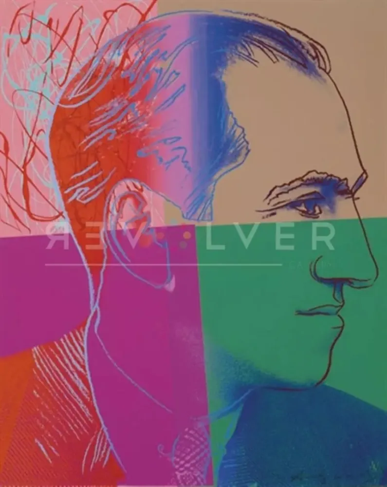 Zeefdruk Warhol - George Gershwin 231