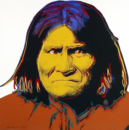Zeefdruk Warhol - Geronimo (FS II.384)