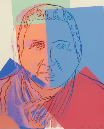 Zeefdruk Warhol - Gertrude Stein (FS II.227) 