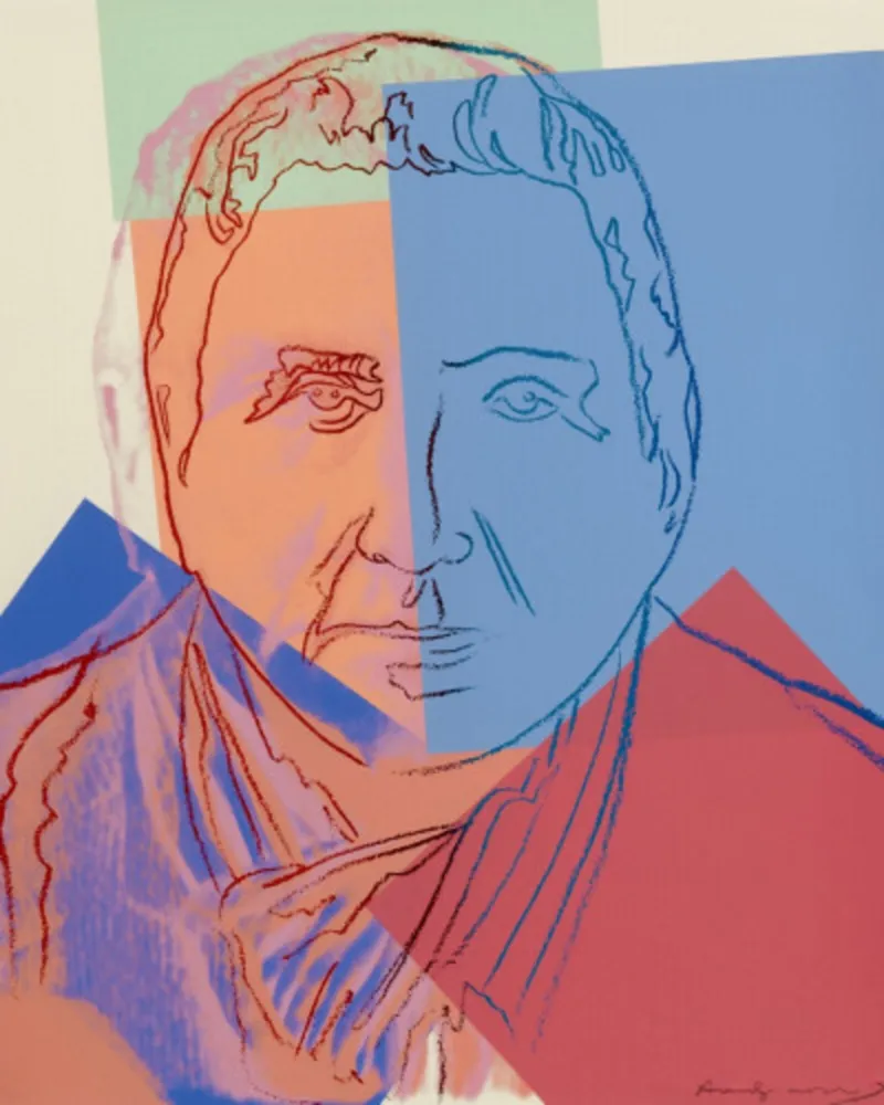 Zeefdruk Warhol - Gertrude Stein (FS II.227)