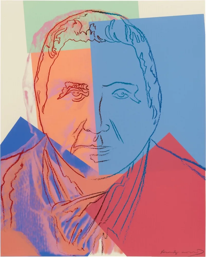 Zeefdruk Warhol - Gertrude Stein (FS II.227) 