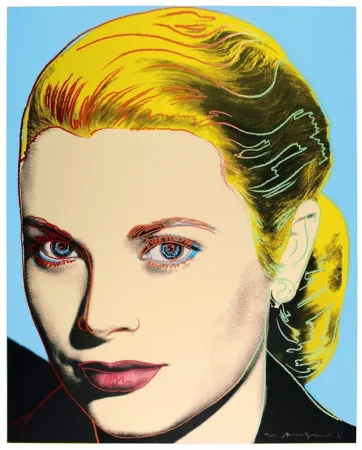 Zeefdruk Warhol - Grace Kelly