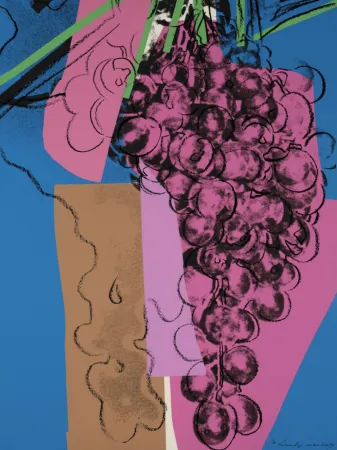 Zeefdruk Warhol - Grapes (FS II.192)