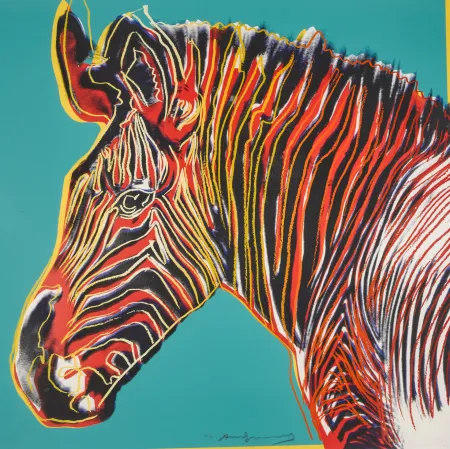 Zeefdruk Warhol - Grevys Zebra (FS II.300)