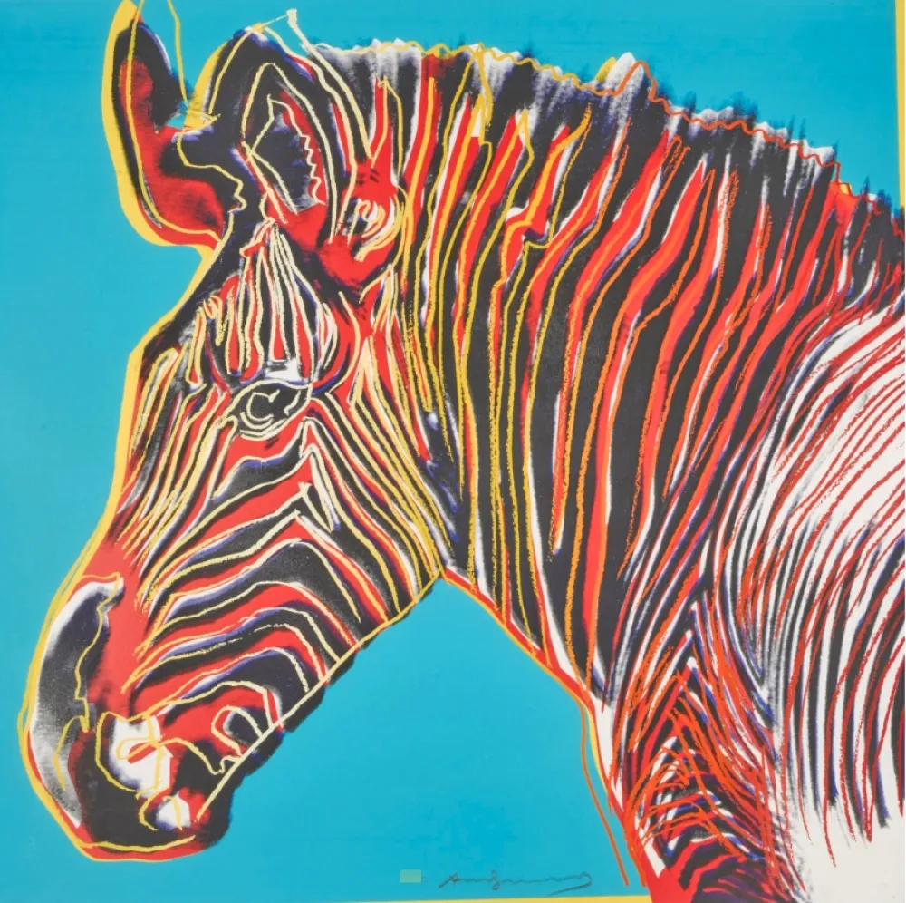 Zeefdruk Warhol - Grevys Zebra (FS II.300)