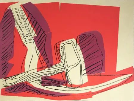 Zeefdruk Warhol - Hammer & Sickle