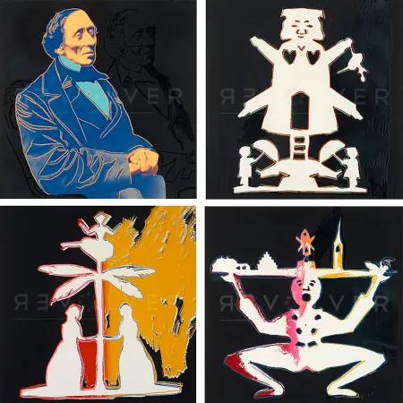 Zeefdruk Warhol - Hans Christian Andersen, Complete Portfolio (FS II.394-397) 