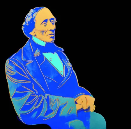 Zeefdruk Warhol - Hans Christian Andersen (FS II.398)