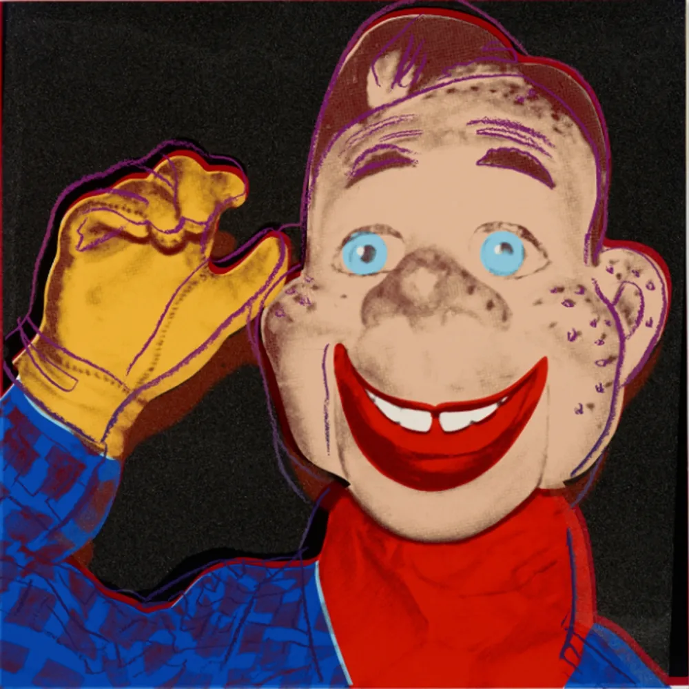 Zeefdruk Warhol - Howdy Doody