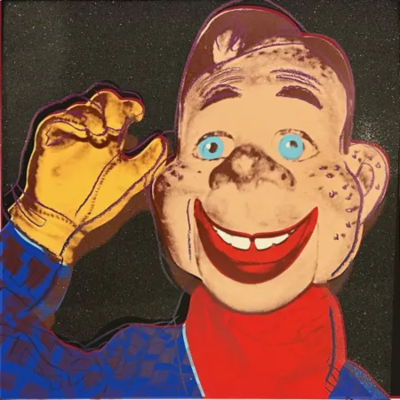 Zeefdruk Warhol - Howdy Doody (F&S II.263)