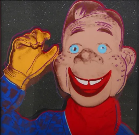 Zeefdruk Warhol - Howdy Doody (FS II.263)