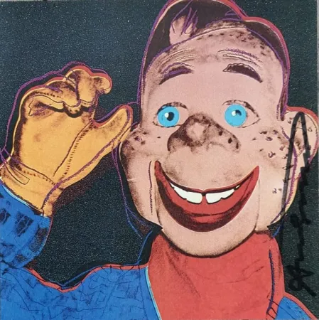 Zeefdruk Warhol - Howdy Doody 