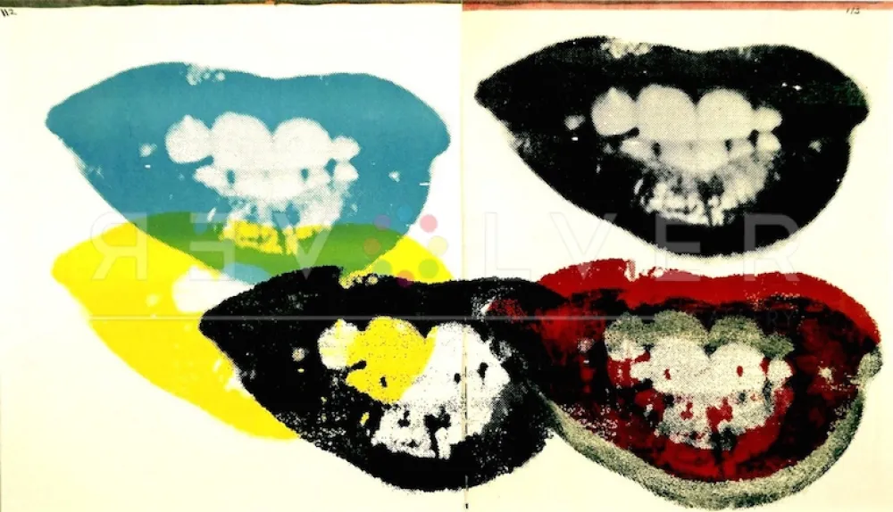 Zeefdruk Warhol - I Love Your Kiss Forever Forever (FS II.5)