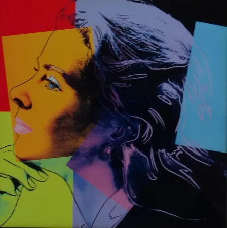 Zeefdruk Warhol - Ingrid Bergman
