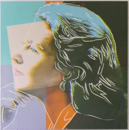 Zeefdruk Warhol - Ingrid Bergman, Herself (FS II.313) 
