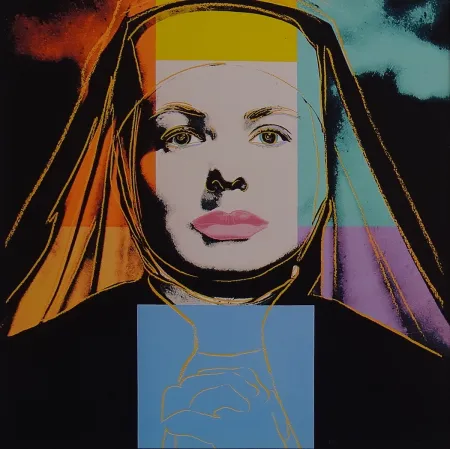 Zeefdruk Warhol - Ingrid Bergman - The bells of St. Mary´s