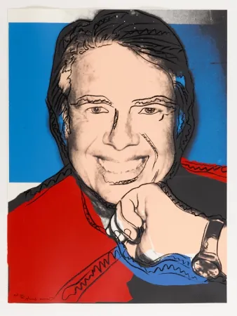 Zeefdruk Warhol - Jimmy Carter II (FS II.151)