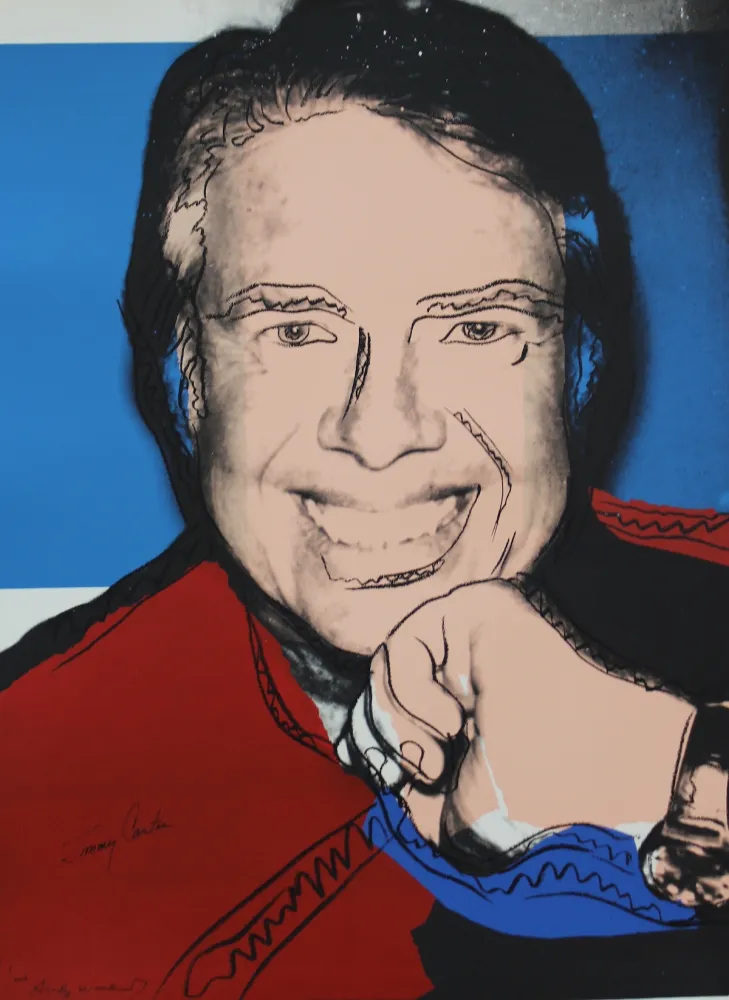 Zeefdruk Warhol - Jimmy Carter II (FS II.151)