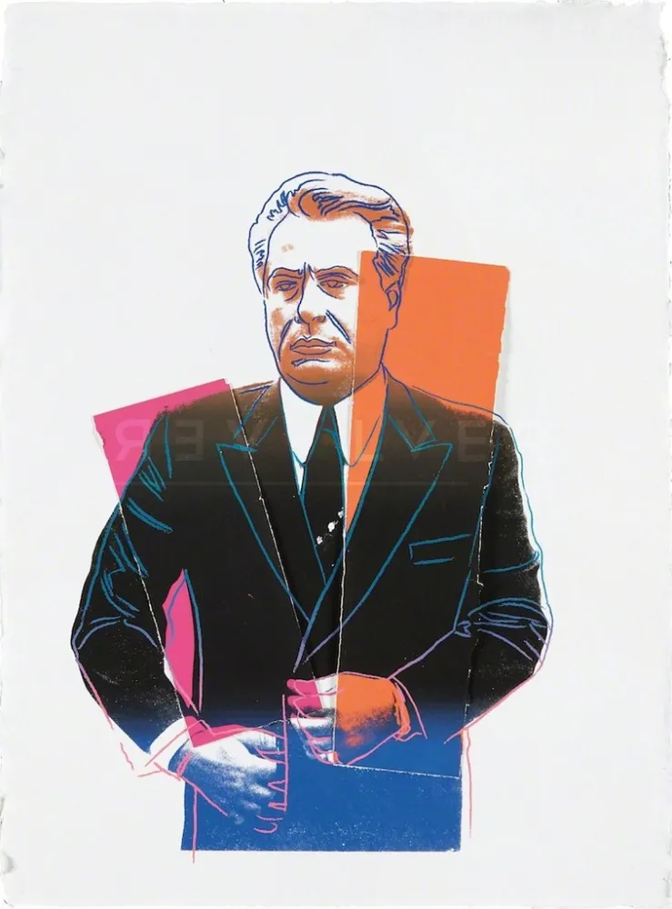 Zeefdruk Warhol - John Gotti