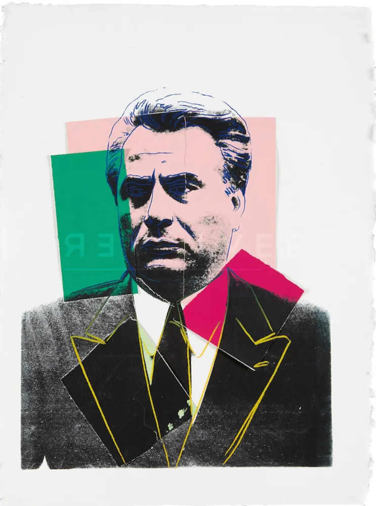 Zeefdruk Warhol - John Gotti
