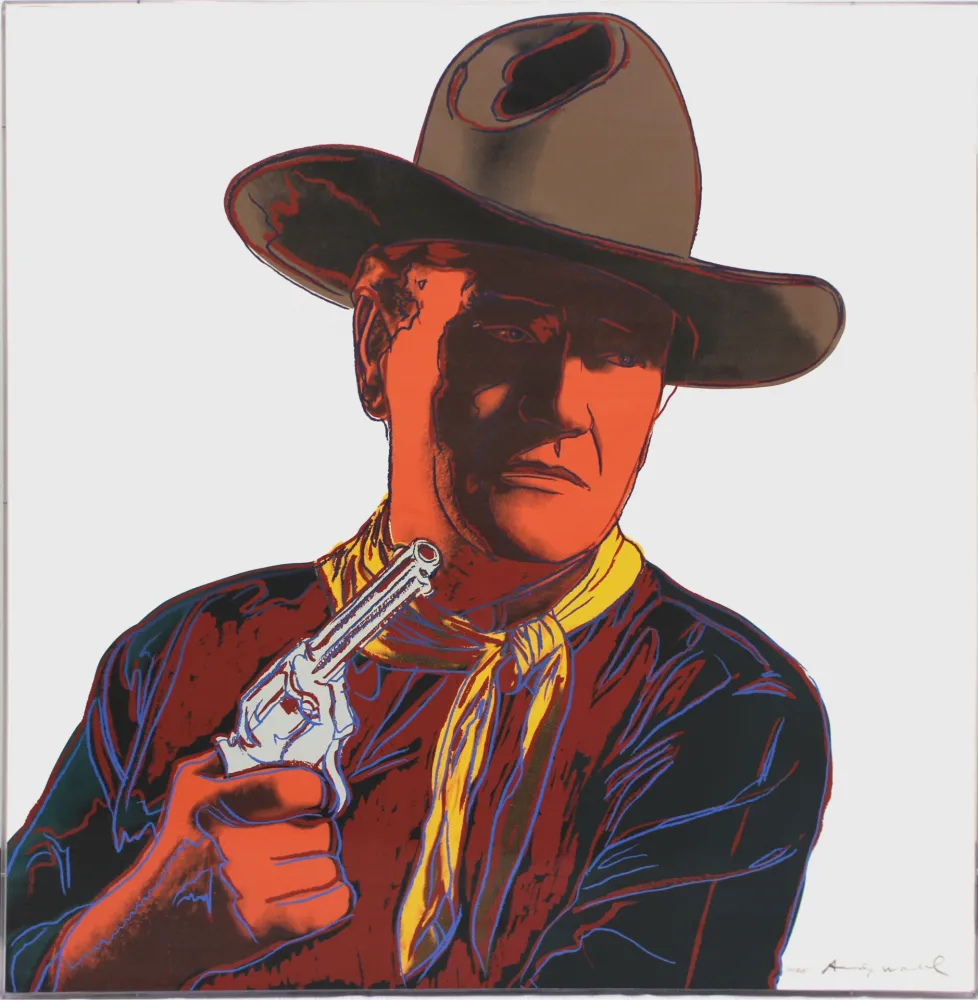 Zeefdruk Warhol - John Wayne (FS II.377)