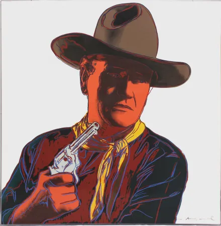 Zeefdruk Warhol - John Wayne (FS II.377)