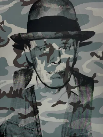 Zeefdruk Warhol - Joseph Beuys in Memoriam