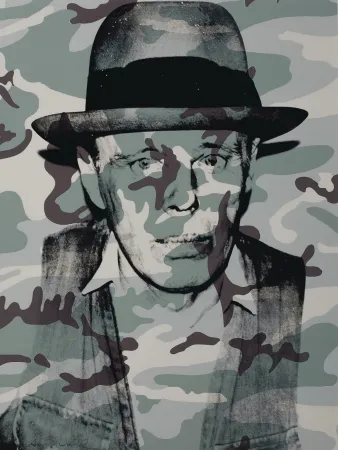 Zeefdruk Warhol - Joseph Beuys in Memoriam (FS II.371)