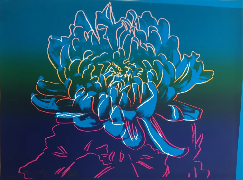 Zeefdruk Warhol - Kiku