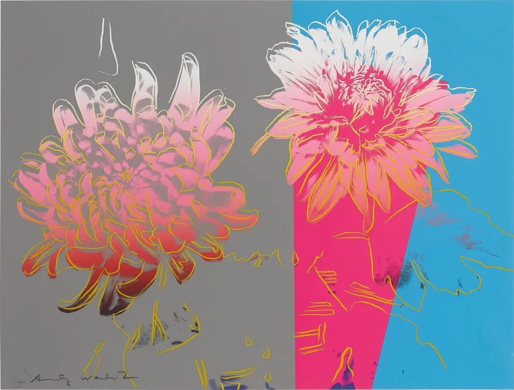 Zeefdruk Warhol - Kiku (FS II.308)