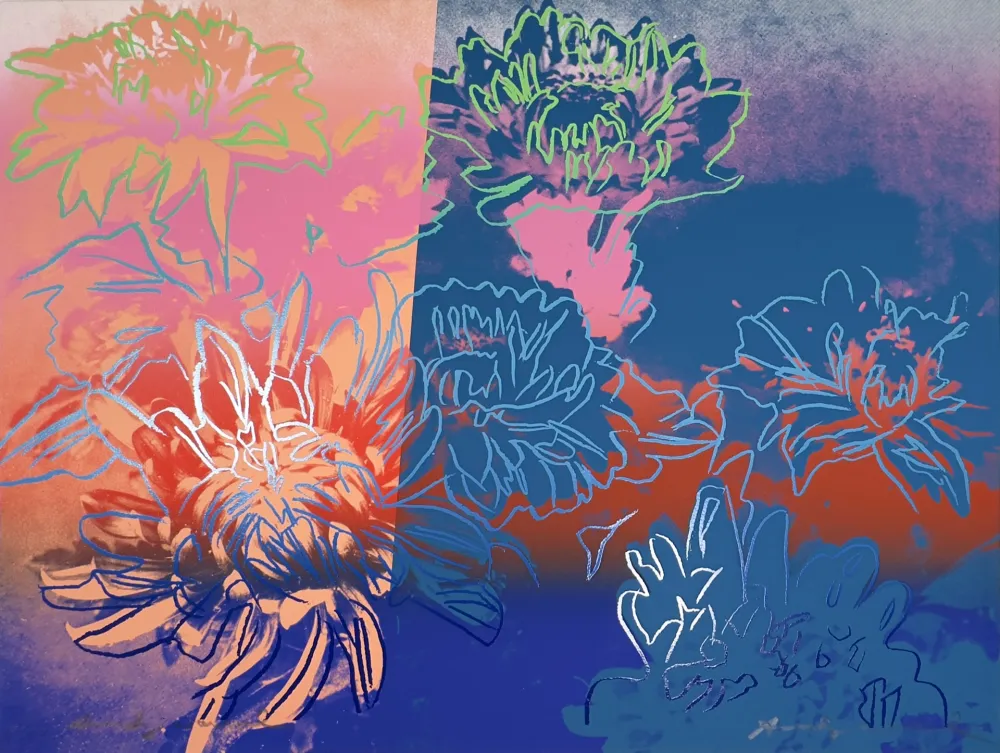 Zeefdruk Warhol - Kiku (FS II.309)