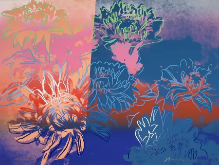 Zeefdruk Warhol - Kiku (FS II.309)