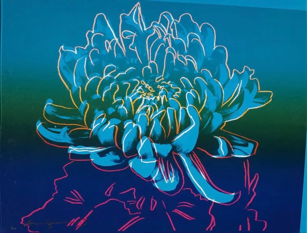 Zeefdruk Warhol - Kiku, II.307