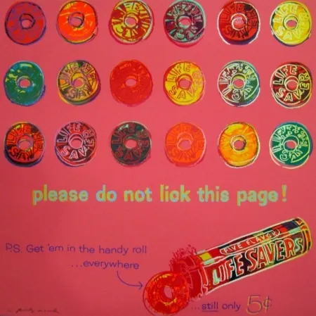 Zeefdruk Warhol - Life Savers (FS-II.353)