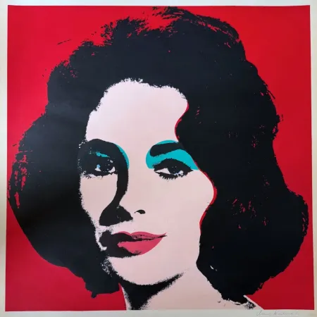 Lithografie Warhol - Liz