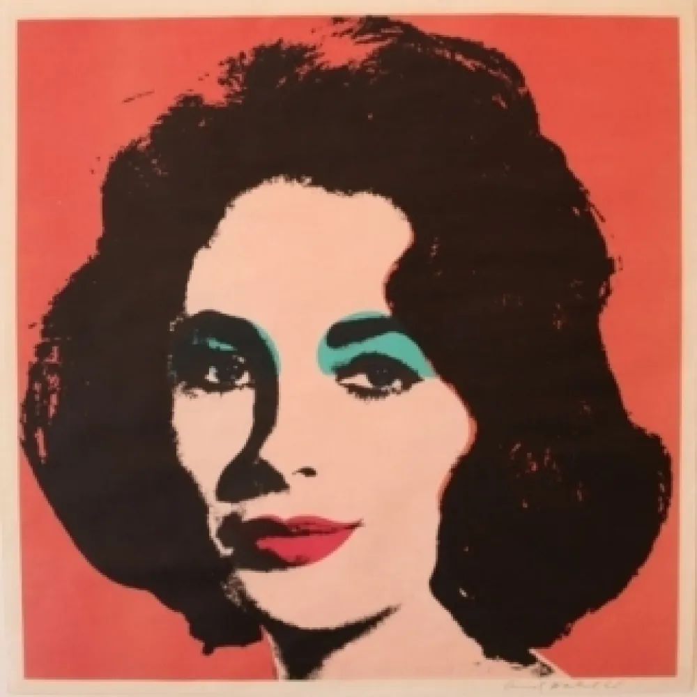 Lithografie Warhol - Liz 7 by Andy Warhol 