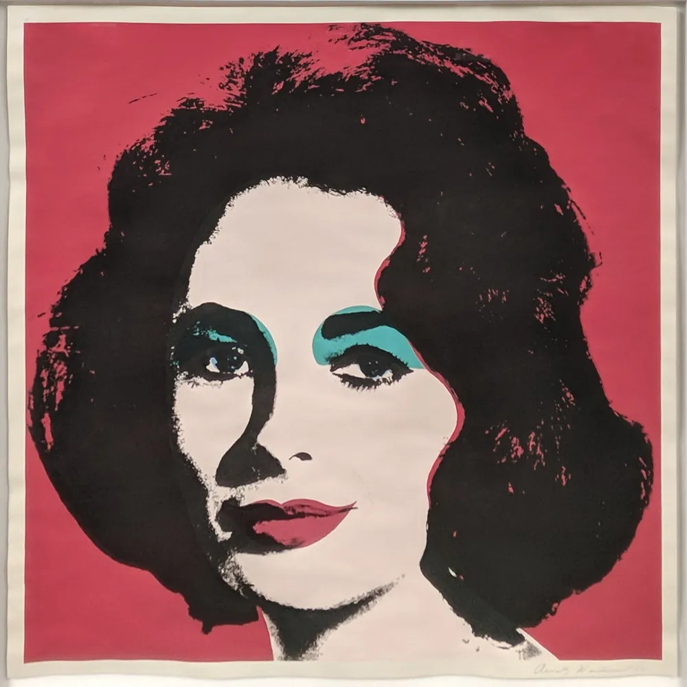 Lithografie Warhol - LIZ FS II.7