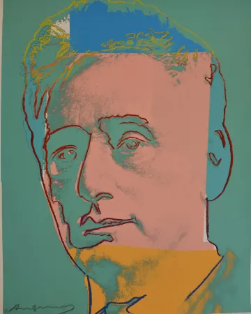 Zeefdruk Warhol - Louis Brandeis (FS II.230) Trial Proof