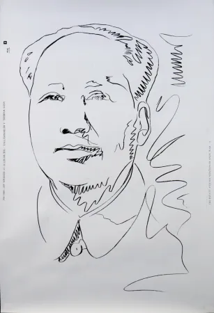 Zeefdruk Warhol - Mao, 1989-1990 - Very scarce!