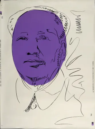 Zeefdruk Warhol - Mao, 1989 - Very large!