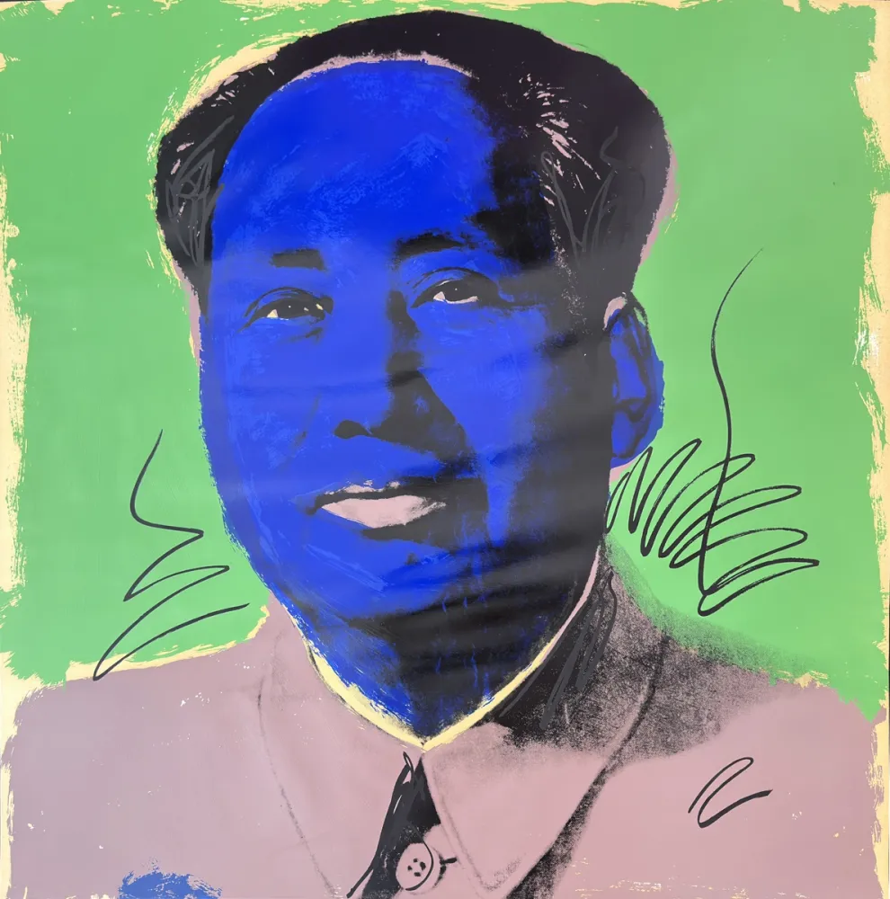 Zeefdruk Warhol - Mao 90