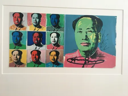 Lithografie Warhol - Mao Announcement