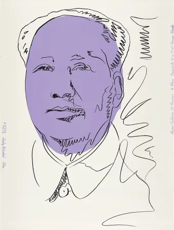 Zeefdruk Warhol - Mao (FS II.125A)
