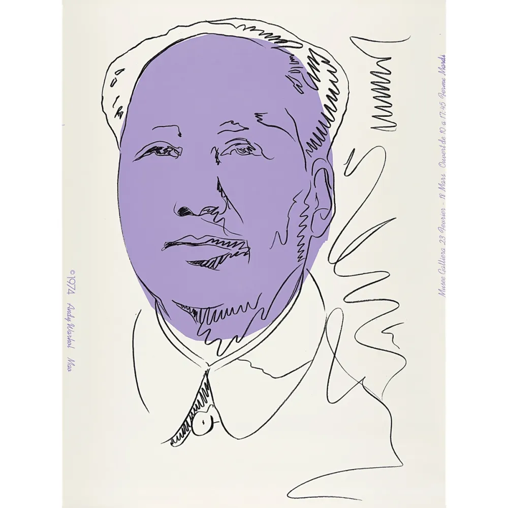 Zeefdruk Warhol - Mao (FS II.125A)