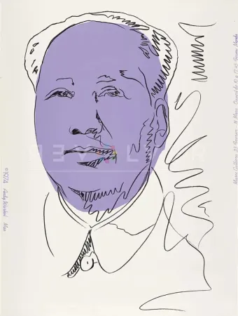 Zeefdruk Warhol - Mao (FS II.125A)