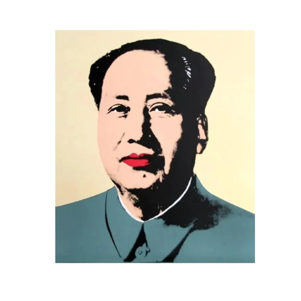 Zeefdruk Warhol - Mao Yellow 