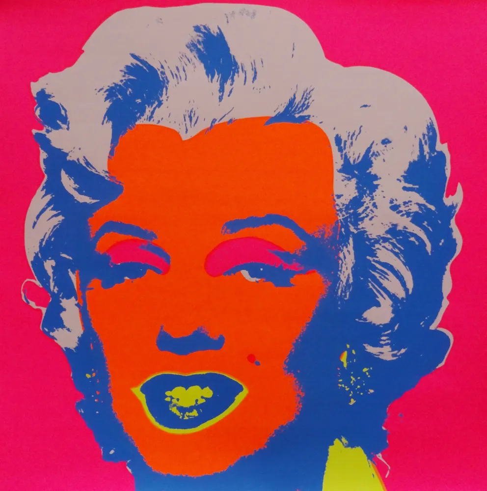Zeefdruk Warhol - Marilyn