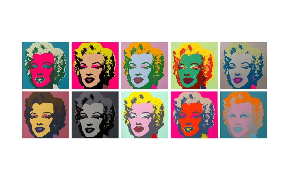 Zeefdruk Warhol - MARILYN COMPLETE PORTFOLIO (Sunday B. Morning)