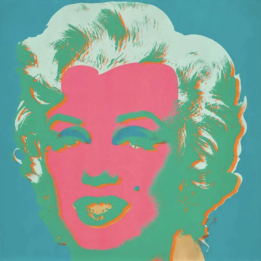 Zeefdruk Warhol - Marilyn F. S. 30